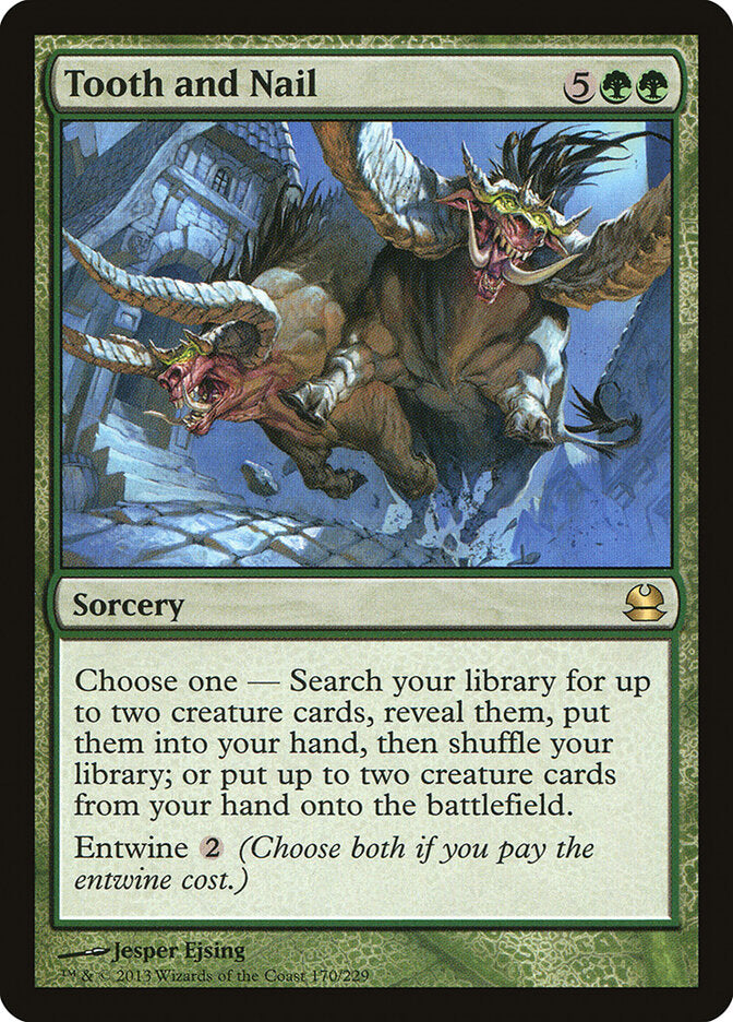 Unhas e Dentes / Tooth and Nail - Magic: The Gathering - MoxLand