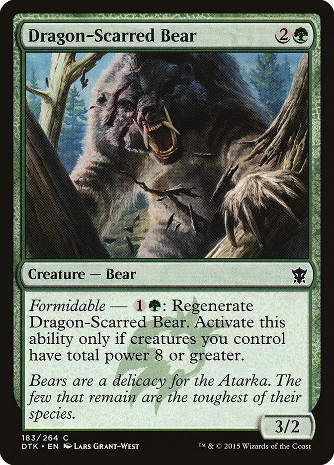 Ursa da Cicatriz de Dragão / Dragon-Scarred Bear - Magic: The Gathering - MoxLand