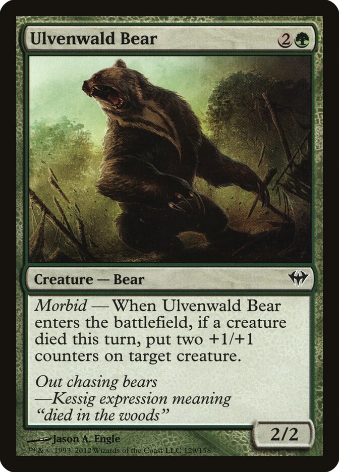 Urso de Ulvenwald / Ulvenwald Bear - Magic: The Gathering - MoxLand
