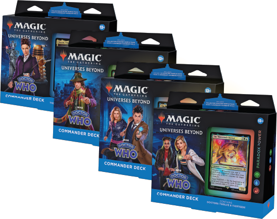 Commander Doctor Who - 1 Deck de cada - Magic: The Gathering - MoxLand