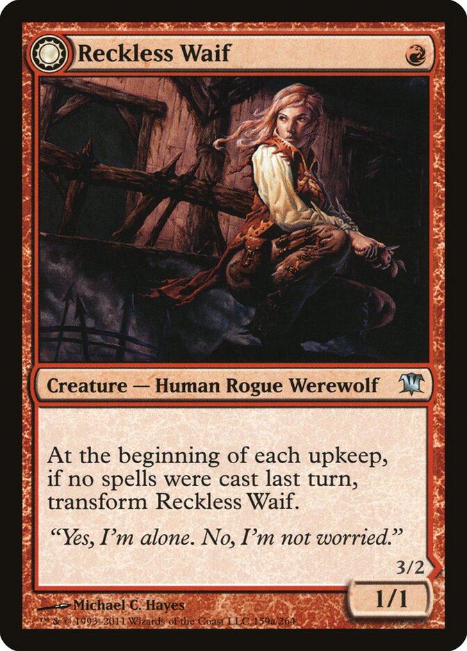Vagamundo Inconsequente / Reckless Waif - Magic: The Gathering - MoxLand