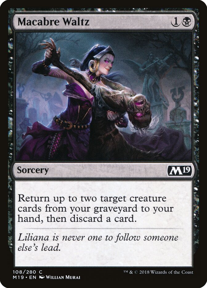 Valsa Macabra / Macabre Waltz - Magic: The Gathering - MoxLand