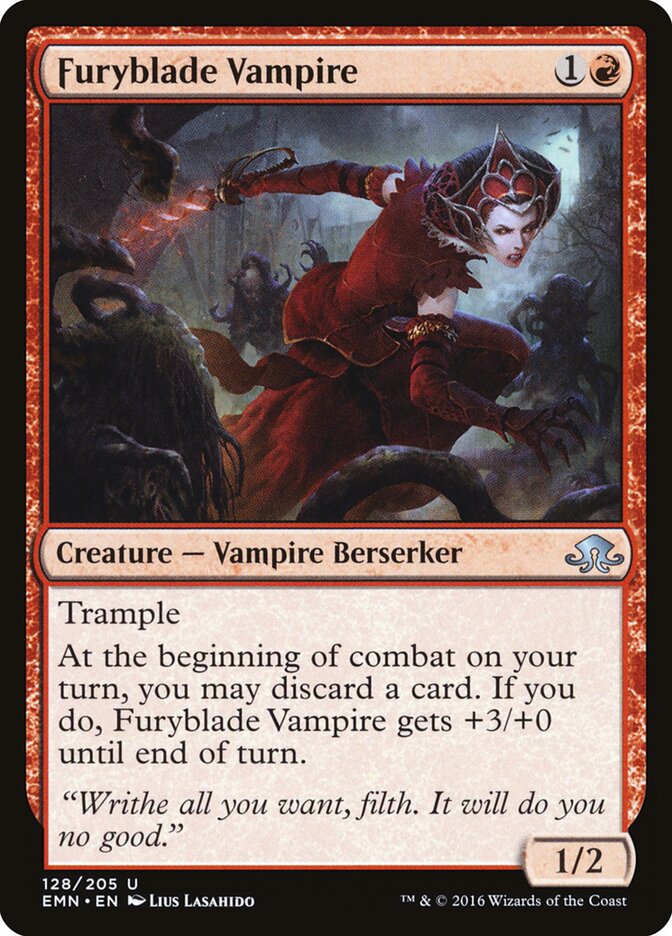 Vampira Furilâmina / Furyblade Vampire - Magic: The Gathering - MoxLand
