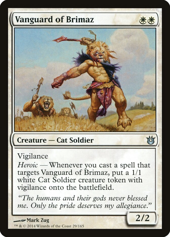 Vanguarda de Brimaz / Vanguard of Brimaz - Magic: The Gathering - MoxLand