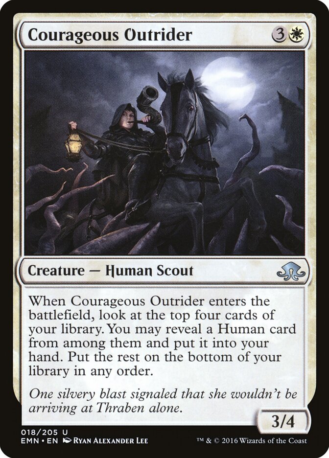 Vanguardeira Corajosa / Courageous Outrider - Magic: The Gathering - MoxLand