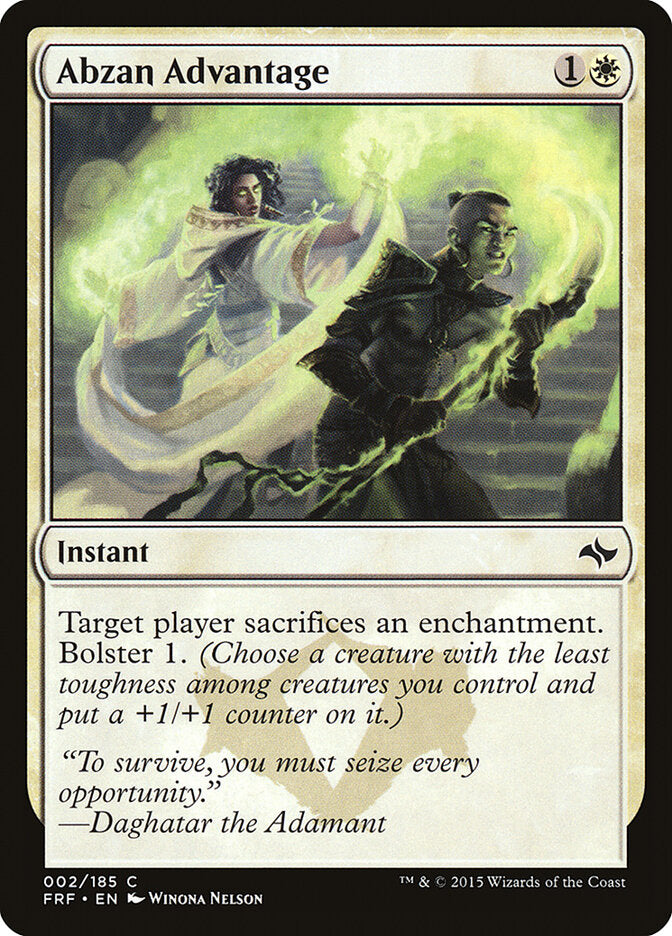 Vantagem Abzan / Abzan Advantage - Magic: The Gathering - MoxLand