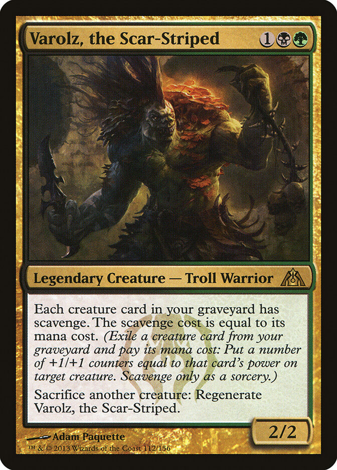 Varolz, o Cicatrizado / Varolz, the Scar-Striped - Magic: The Gathering - MoxLand
