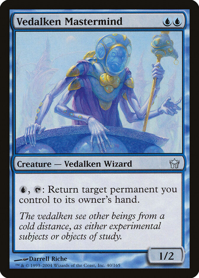 Veldakeano de Inteligência Superior / Vedalken Mastermind - Magic: The Gathering - MoxLand