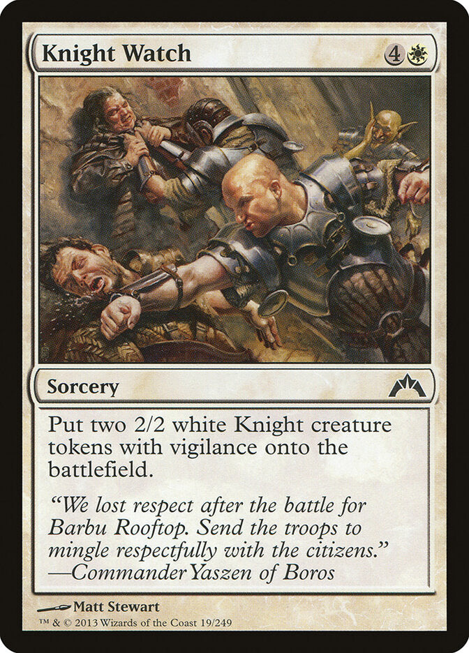Vigilância de Cavaleiros / Knight Watch - Magic: The Gathering - MoxLand