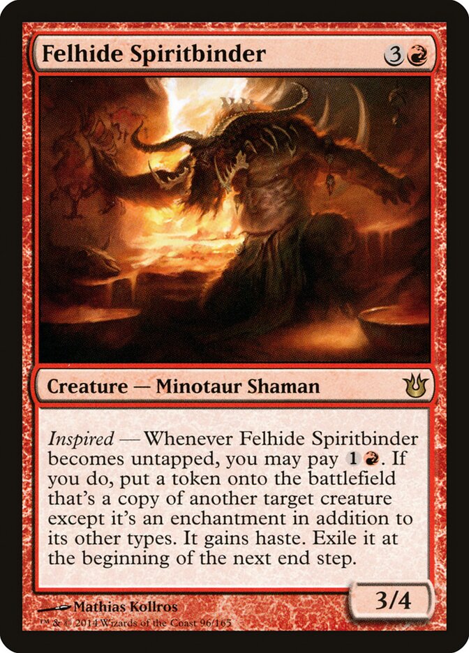 Vinculador de Espíritos Courovil / Felhide Spiritbinder - Magic: The Gathering - MoxLand
