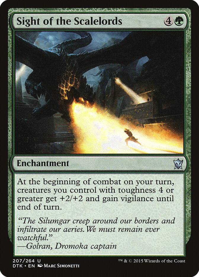 Visão dos Senhores Escamados / Sight of the Scalelords - Magic: The Gathering - MoxLand