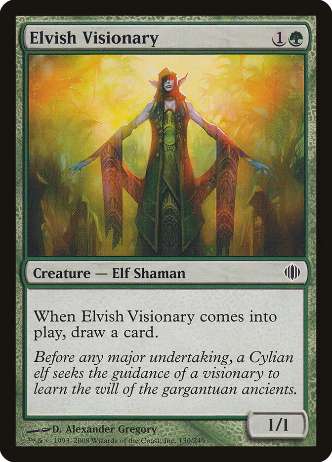 Visionário Élfico / Elvish Visionary - Magic: The Gathering - MoxLand