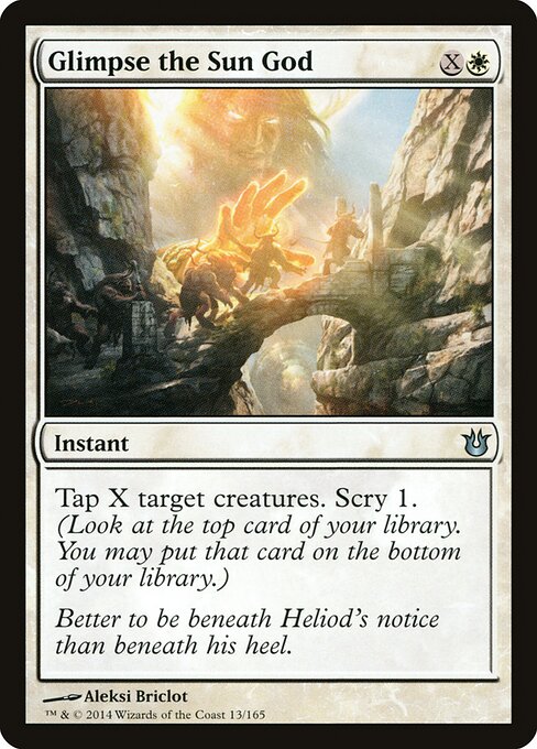 Vislumbre do Deus Sol / Glimpse the Sun God - Magic: The Gathering - MoxLand