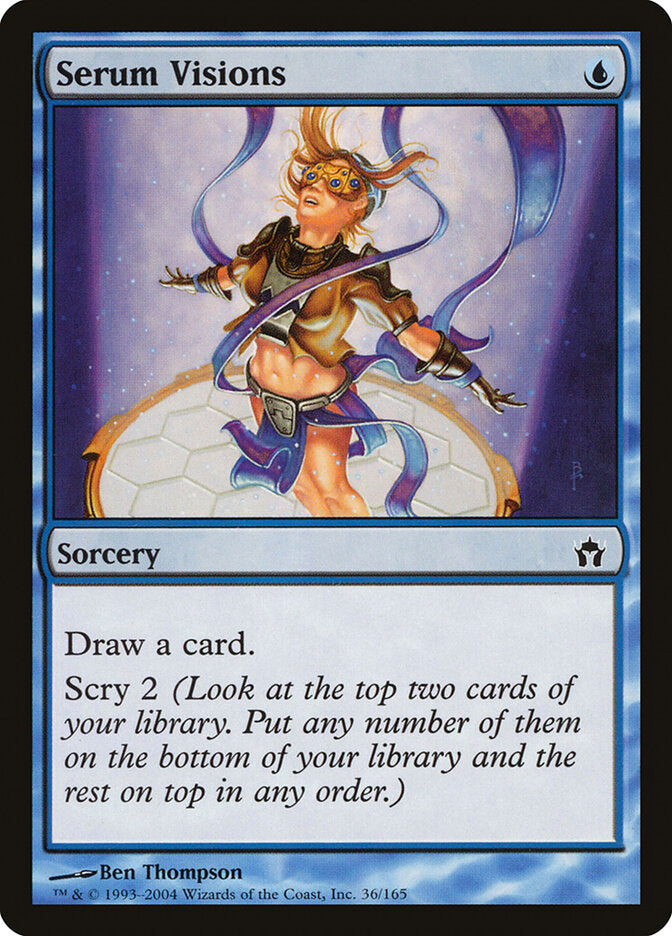 Visões do Soro / Serum Visions - Magic: The Gathering - MoxLand