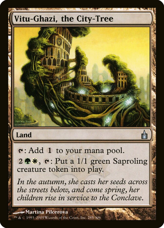 Vitu-Ghazi, a Árvore-Cidade / Vitu-Ghazi, the City-Tree - Magic: The Gathering - MoxLand