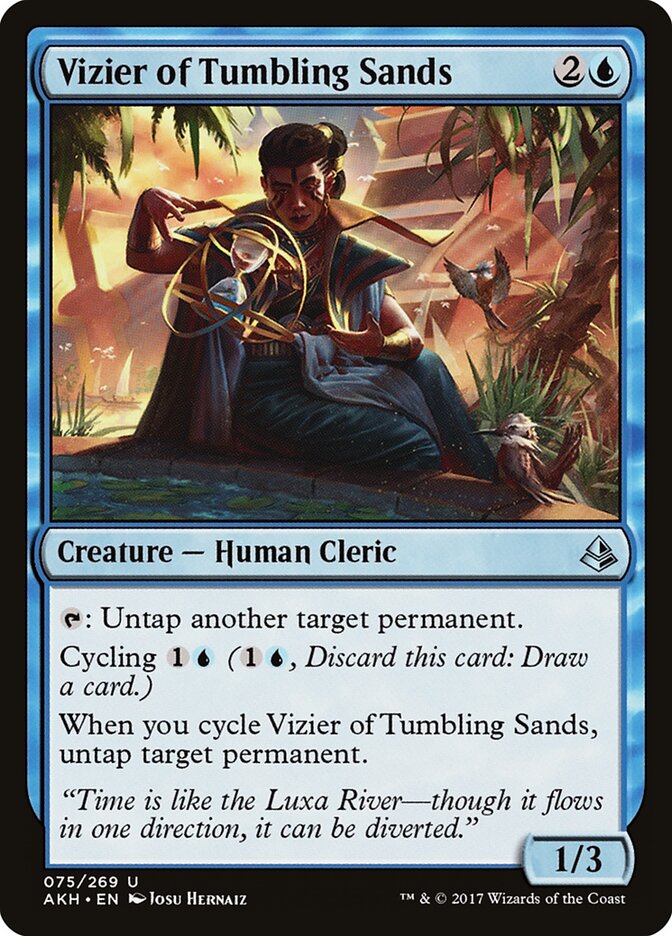 Vizir das Areias Correntes / Vizier of Tumbling Sands - Magic: The Gathering - MoxLand