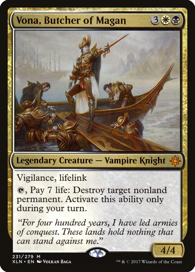 Vona, Açougueira de Magan / Vona, Butcher of Magan - Magic: The Gathering - MoxLand