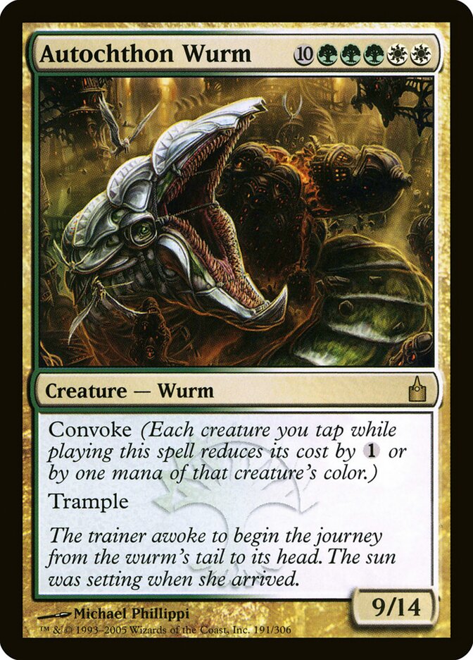 Vorme Autóctone / Autochthon Wurm - Magic: The Gathering - MoxLand