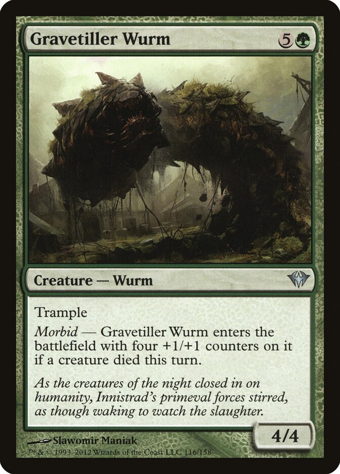 Vorme Lavrador de Túmulo / Gravetiller Wurm - Magic: The Gathering - MoxLand