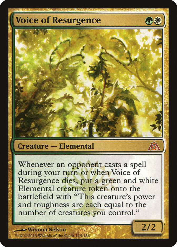 Voz da Ressurgência / Voice of Resurgence - Magic: The Gathering - MoxLand