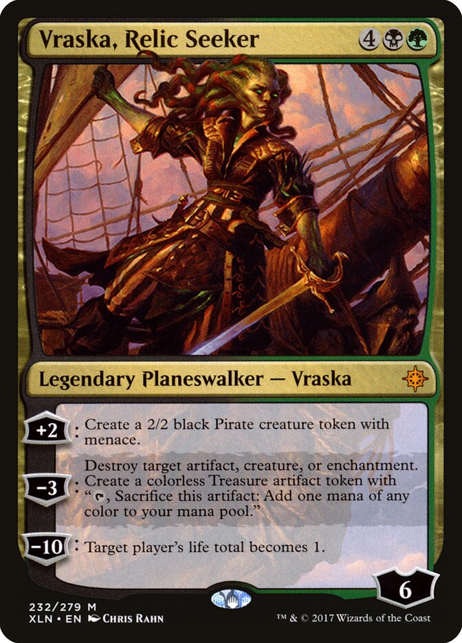 Vraska, Caçadora de Relíquias / Vraska, Relic Seeker - Magic: The Gathering - MoxLand