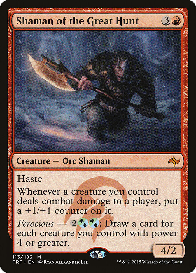 Xamã da Grande Caçada / Shaman of the Great Hunt - Magic: The Gathering - MoxLand
