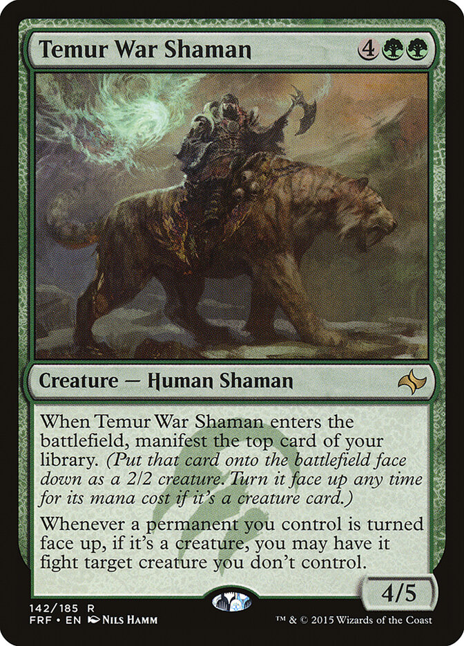Xamã de Guerra Temur / Temur War Shaman - Magic: The Gathering - MoxLand