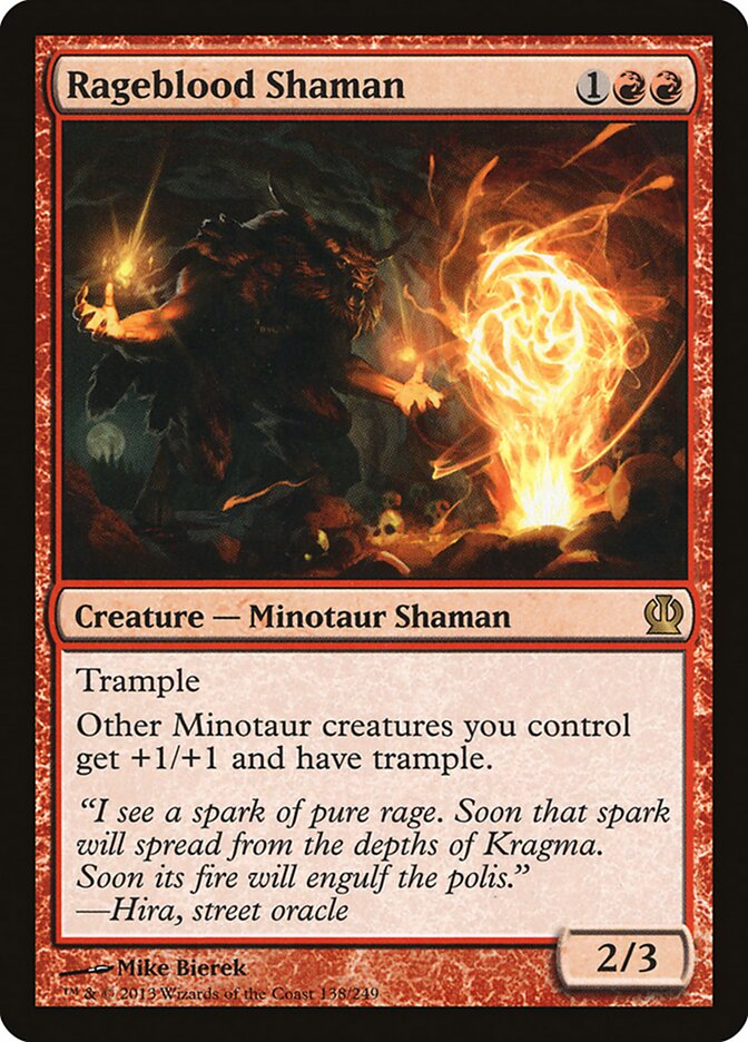 Xamã do Sangue Irado / Rageblood Shaman - Magic: The Gathering - MoxLand