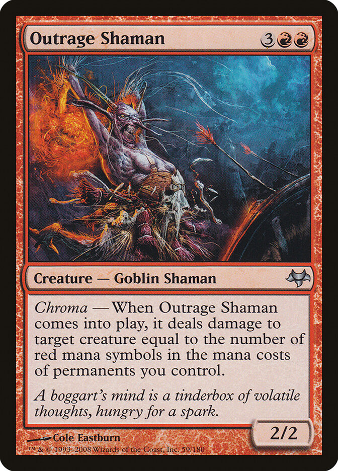 Xamã do Ultraje / Outrage Shaman - Magic: The Gathering - MoxLand