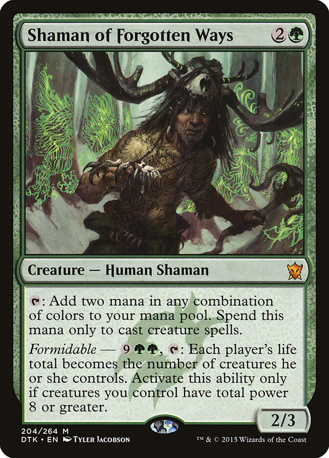 Xamã dos Costumes Esquecidos / Shaman of Forgotten Ways - Magic: The Gathering - MoxLand