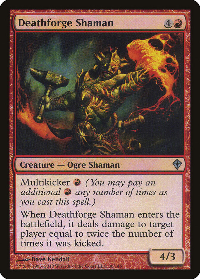 Xamã Forjador de Morte / Deathforge Shaman - Magic: The Gathering - MoxLand