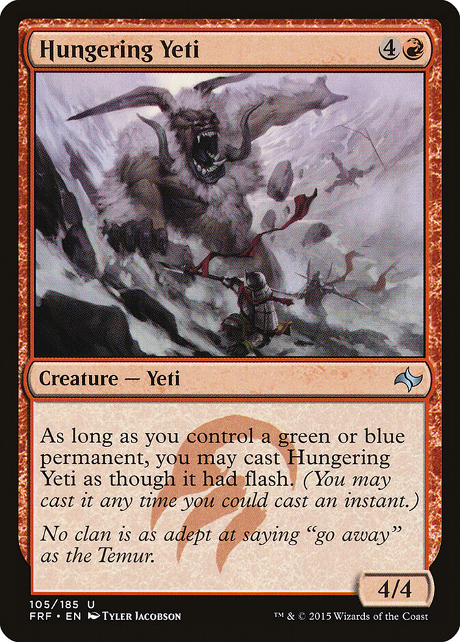 Yeti Faminto / Hungering Yeti - Magic: The Gathering - MoxLand