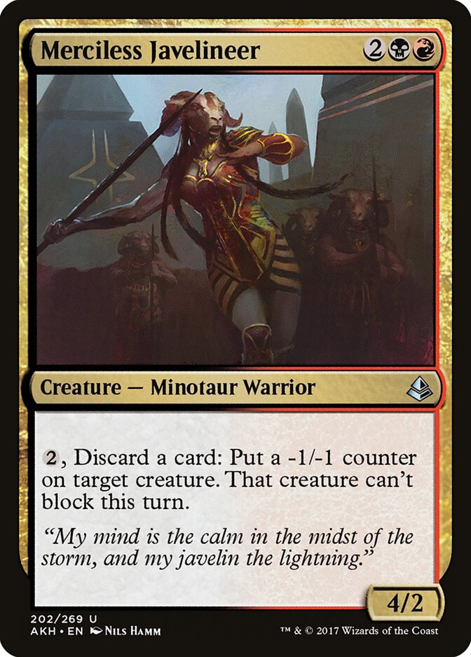 Zagaieira Impiedosa / Merciless Javelineer - Magic: The Gathering - MoxLand