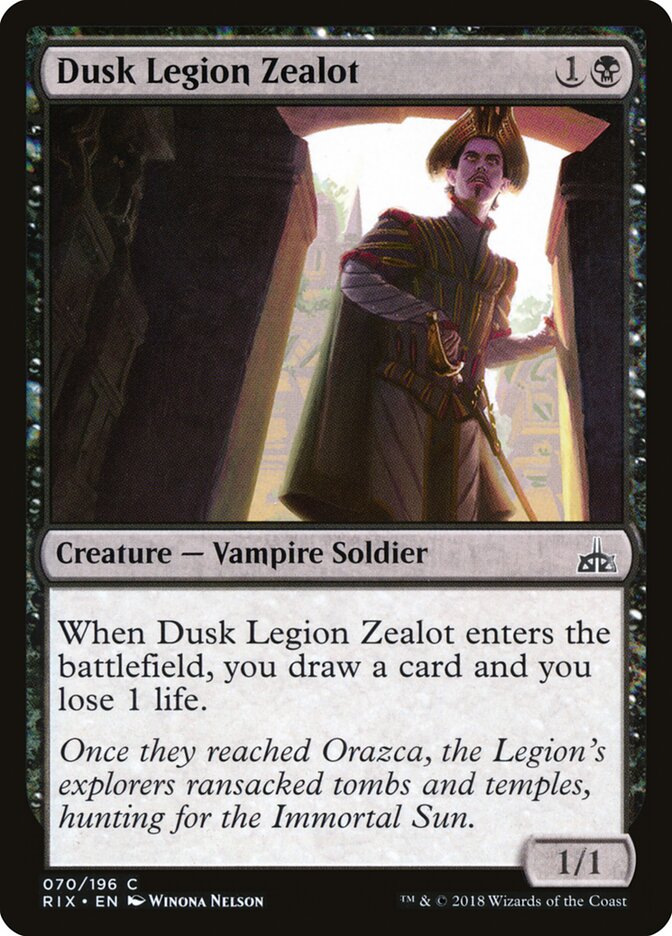 Zelote da Legião do Crepúsculo / Dusk Legion Zealot - Magic: The Gathering - MoxLand