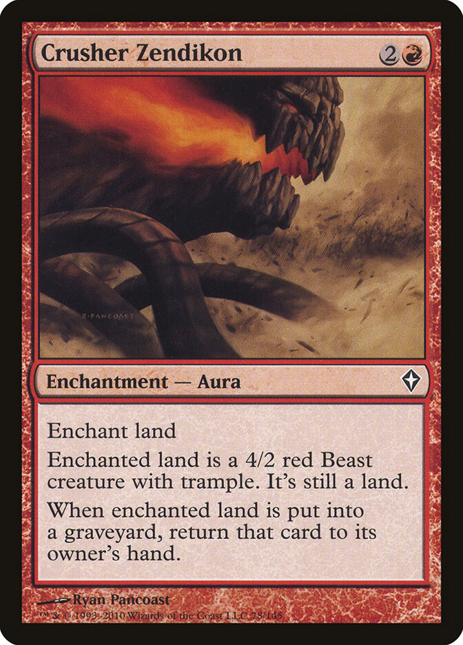 Zendikon Triturador / Crusher Zendikon - Magic: The Gathering - MoxLand