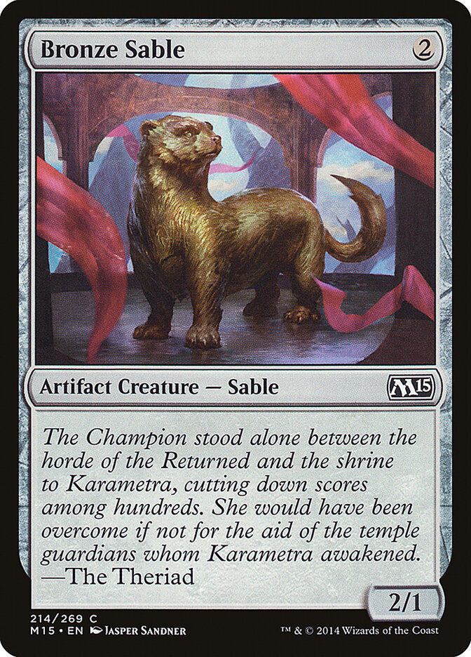 Zibelina de Bronze / Bronze Sable