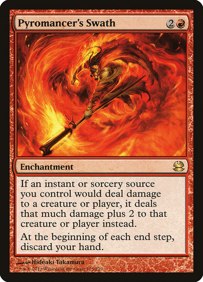 Zona de Piromântico / Pyromancer’s Swath - Magic: The Gathering - MoxLand