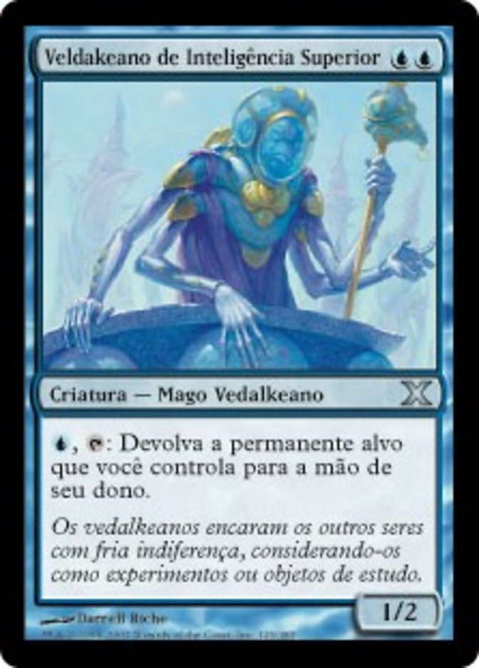 Veldakeano de Inteligência Superior / Vedalken Mastermind - Magic: The Gathering - MoxLand