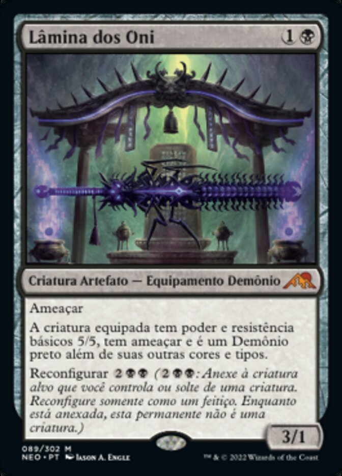 Lâmina dos Oni / Blade of the Oni - Magic: The Gathering - MoxLand