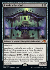 Lâmina dos Oni / Blade of the Oni - Magic: The Gathering - MoxLand