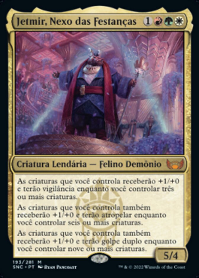 Jetmir, Nexo das Festanças / Jetmir, Nexus of Revels - Magic: The Gathering - MoxLand