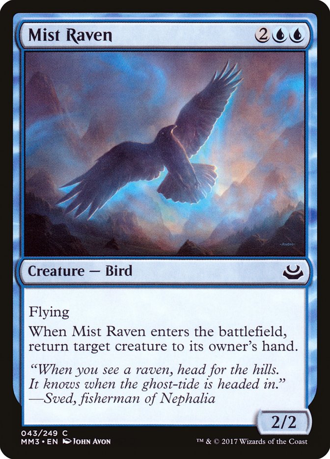 Corvo das Brumas / Mist Raven - Magic: The Gathering - MoxLand