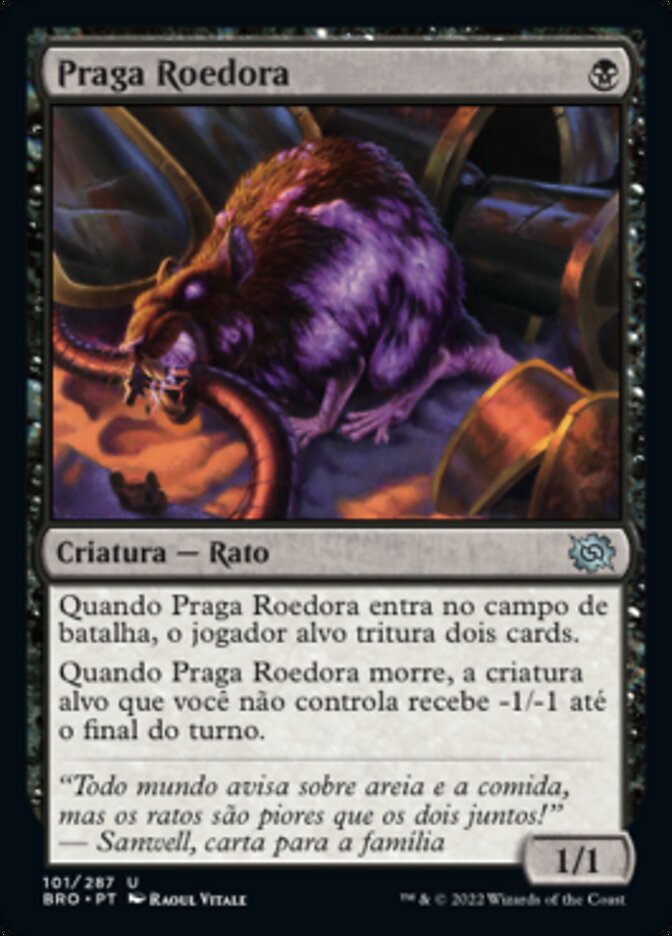 Praga Roedora / Gnawing Vermin - Magic: The Gathering - MoxLand