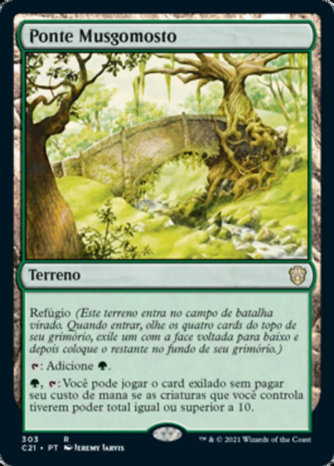 Ponte Musgomosto / Mosswort Bridge - Magic: The Gathering - MoxLand