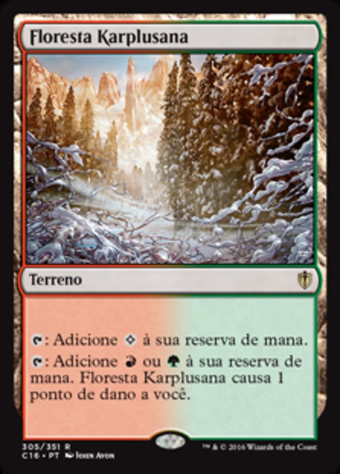 Floresta Karplusana / Karplusan Forest - Magic: The Gathering - MoxLand