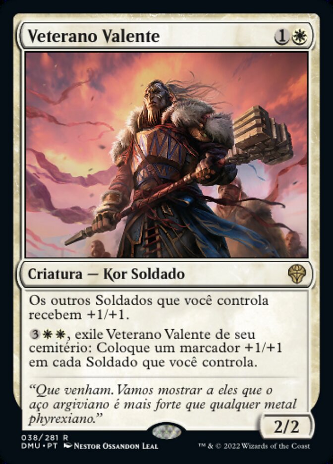 Veterano Valente / Valiant Veteran - Magic: The Gathering - MoxLand