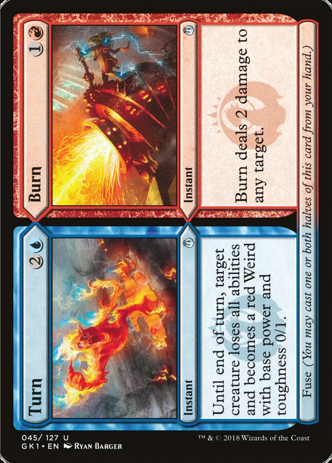 Transformar / Queimar / Turn / Burn - Magic: The Gathering - MoxLand