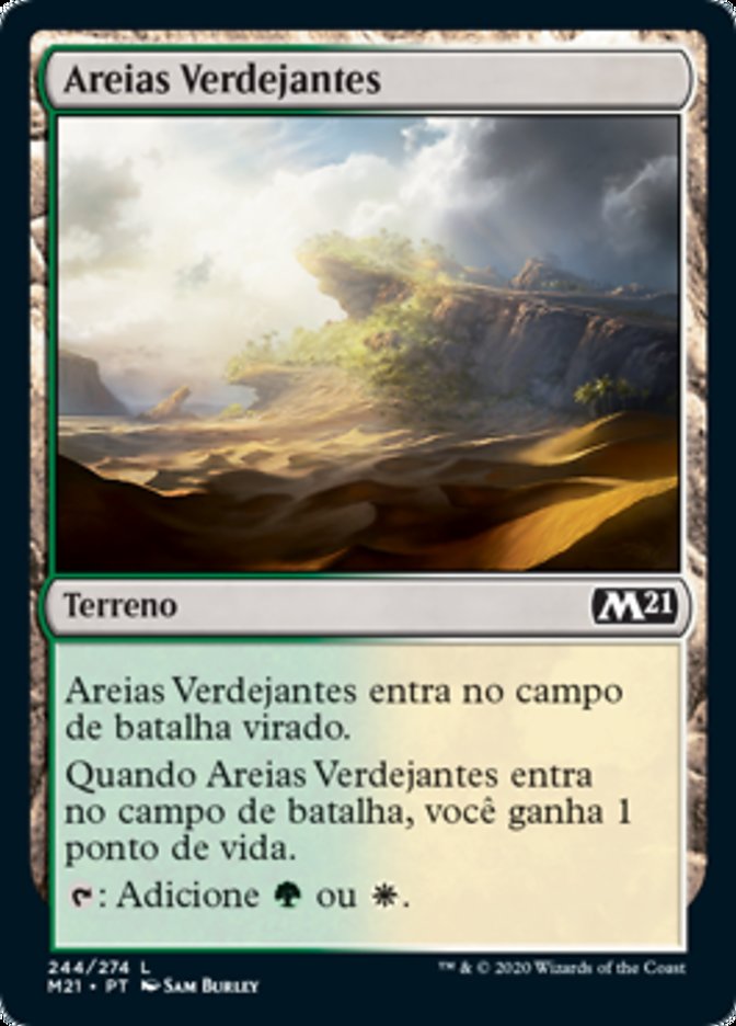 Areias Verdejantes / Blossoming Sands - Magic: The Gathering - MoxLand