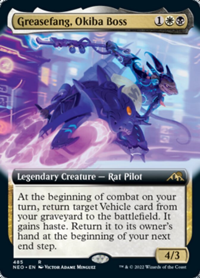 Presa-de-graxa, Chefe Okiba / Greasefang, Okiba Boss - Magic: The Gathering - MoxLand