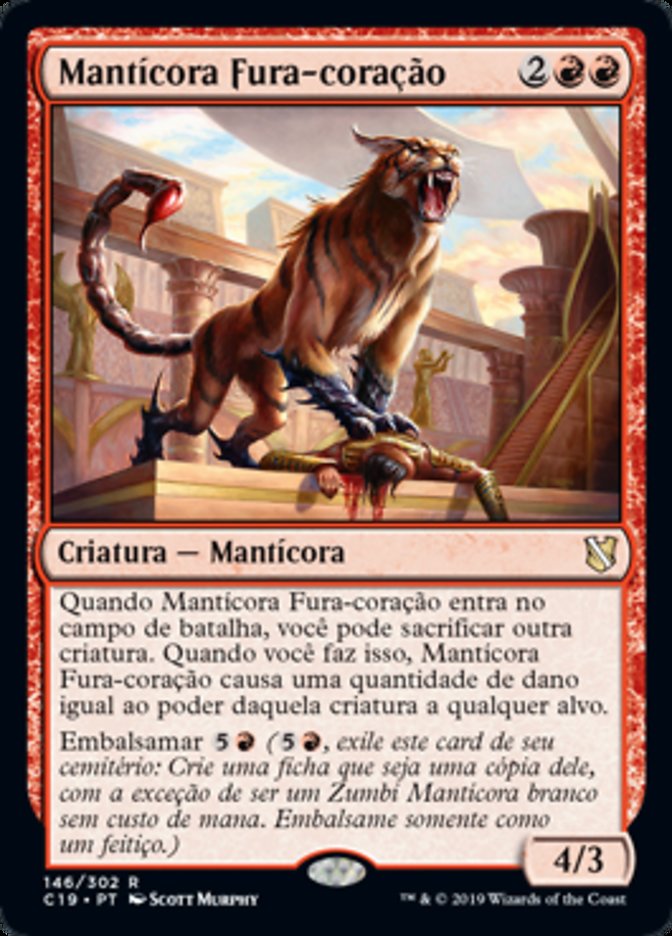 Mantícora Fura-coração / Heart-Piercer Manticore - Magic: The Gathering - MoxLand